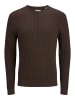 Jack & Jones Strickpullover in Mulch