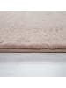 KADIMA DESIGN Hochflor Teppich Unifarben schmutzabweisend in Beige