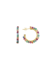 Luxenter Ohrringe Aiel mit 18 Karat Gelbgold-Finish-AIEL