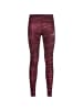 Odlo Leggings ZEROWEIGHT PRINT REFLECTIVE in Rot