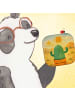 Mr. & Mrs. Panda Untersetzer Glas Kaktus Sonne Design ohne Spruch in Weiß