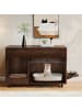 ABRIHOME Katzenkloschrank in Nussbaumfarbe - 100×45.5×67cm