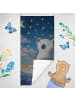 Mr. & Mrs. Panda Badhandtuch Waage Astrologie Design ohne Spruch in Weiß