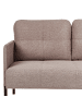 Beliani 2-Sitzer Sofa LAHTI in Braun/Schwarz - (W) 124 x (H) 70 x (L) 70 cm