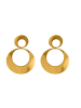 Steel_Art Ohrstecker Damen Drusus goldfarben in goldfarben