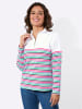WITT WEIDEN Sweatshirt in ecru-pink-bedruckt