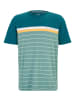 Joy Sportswear T-Shirt FALK in lake green stripes