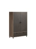 ebuy24 Vitrinenschrank Fusion Bronze 120 x 42 cm