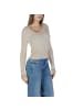 VILA Clothes Beige Viskose Sweatshirt
