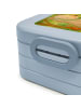 Mr. & Mrs. Panda Lunchbox Bär Arzt Design mit Spruch in Blau Pastell