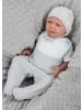 TupTam Unisex Baby Erstlingsmütze zum Binden 2er Pack in grau/weiß