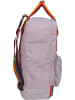 FJÄLLRÄVEN Rucksack / Backpack Kanken Rainbow in Pastel Lavender/Rainbow Pattern