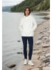Salzhaut Kapuzenpullover für Damen in weiß