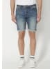 KOROSHI Bermuda Cowboy Strecth Regular Fit in blau