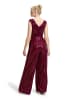 Vera Mont Jumpsuit im Glitzer-Look in Rot/Grau