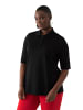 Ulla Popken Poloshirt in schwarz