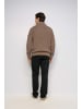 Salsa Jeans Steppjacke Strickjacke mit Steppdetails in Medium Beige