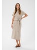 SAINT TROPEZ Jerseykleid AaliaSZ Fitted in Oxford Tan Melange