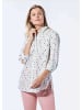 GOLDNER Bluse mit Hemdkragen in bunt / gemustert