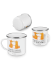 Mr. & Mrs. Panda Teetasse Hochzeit Liebe mit Spruch in Transparent