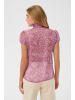 SAINT TROPEZ Langarm - Hemd LiljaSZ Gerade Passform in Raspberry Rose Camouflage
