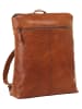 SPIKES & SPARROW Rucksack echt Leder in cognac