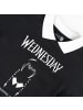 COFI 1453 Wednesday Kinder Sweatshirt, Baumwoll-Polyester Pullover, Langarm in Schwarz