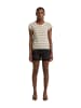 G-Star Raw Stripe Eyben Slim V T-Shirt 2.0 whitebait/teak stripe