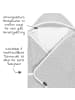 Alvi Reisedecke Jersey light 80 x 80 cm - Ste in grau