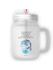 Mr. & Mrs. Panda Trinkglas Mason Jar Walfisch Thunfisch mit Spruch in Transparent