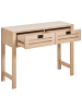 Beliani Konsolentisch RANDA in Braun - (W) 100 x (H) 75 x (L) 35 cm