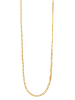 Adeliás Unisex Halskette aus 925 Silber 50+3 in gold