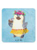 Mr. & Mrs. Panda Coaster Pinguin Kokosnuss ohne Spruch in Eisblau