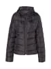 myMo Damen Wattierte Steppjacke in Schwarz