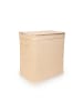 relaxdays Wäschekorb in Natur - (B)58 x (H)61 x (T)39 cm