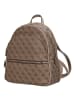 Guess Manhattan II Large - Rucksack 33 cm (coal logo) in latte logo