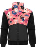 ragwear Fleecejacke Madaras Flower in Coral