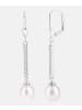 Diamant L'éternel Ohrhänger aus 375 Weißgold mit Diamant mit Perle