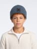 Petrol Industries Logo-Strickbeanie Steelpoint in Blau