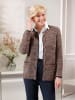 WITT WEIDEN Strickjacke in cognac-bleu-meliert