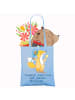 Mr. & Mrs. Panda Tasche Fuchs Tennis spielen mit Spruch in Sky Blue
