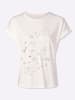 Heine Kurzarmshirt in ecru-grau-bedruckt