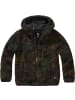 Brandit Kinder Fleecejacke/Fleecepullover "Kids Teddyfleece Jacket Hooded" in Camouflage