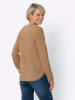 Sieh an! Langarm-Pullover in camel