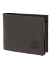 oxmox Leather Geldbörse RFID Schutz Leder 12 cm in braun-turtle 2.0