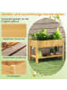 COSTWAY Hochbeet Holz 120 cm in Gelb