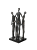 GILDE Skulptur Group bronzefarben - (H) 30 cm