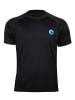 Stark Soul® Kurzarm Trainingsshirt Sportshirt in Schwarz