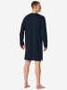 Schiesser Nachthemd Comfort Nightwear in Blau