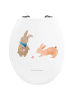 Mr. & Mrs. Panda WC Sitz Hasen Muschel ohne Spruch in Weiß